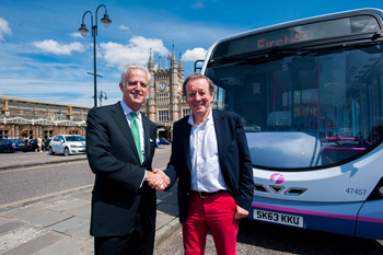 Tim O'Toole with Mayor George Ferguson - First West of England